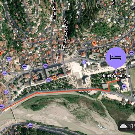 Hotel Orestiada Berat Buitenkant foto
